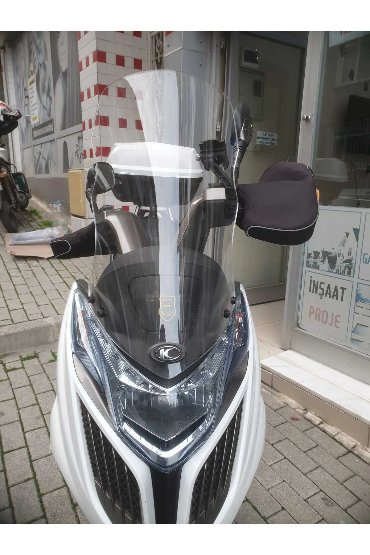 Kymco G Dink 150 Ön Cam 2013 Model 66cm Şeffaf Renkli 4mm