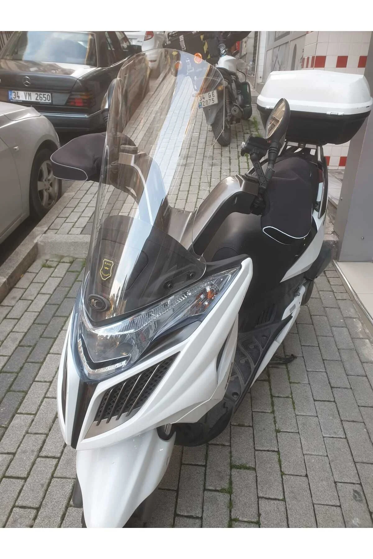 Kymco G Dink 250i Ön Cam 2013 Model 66cm Şeffaf Renkli 4mm