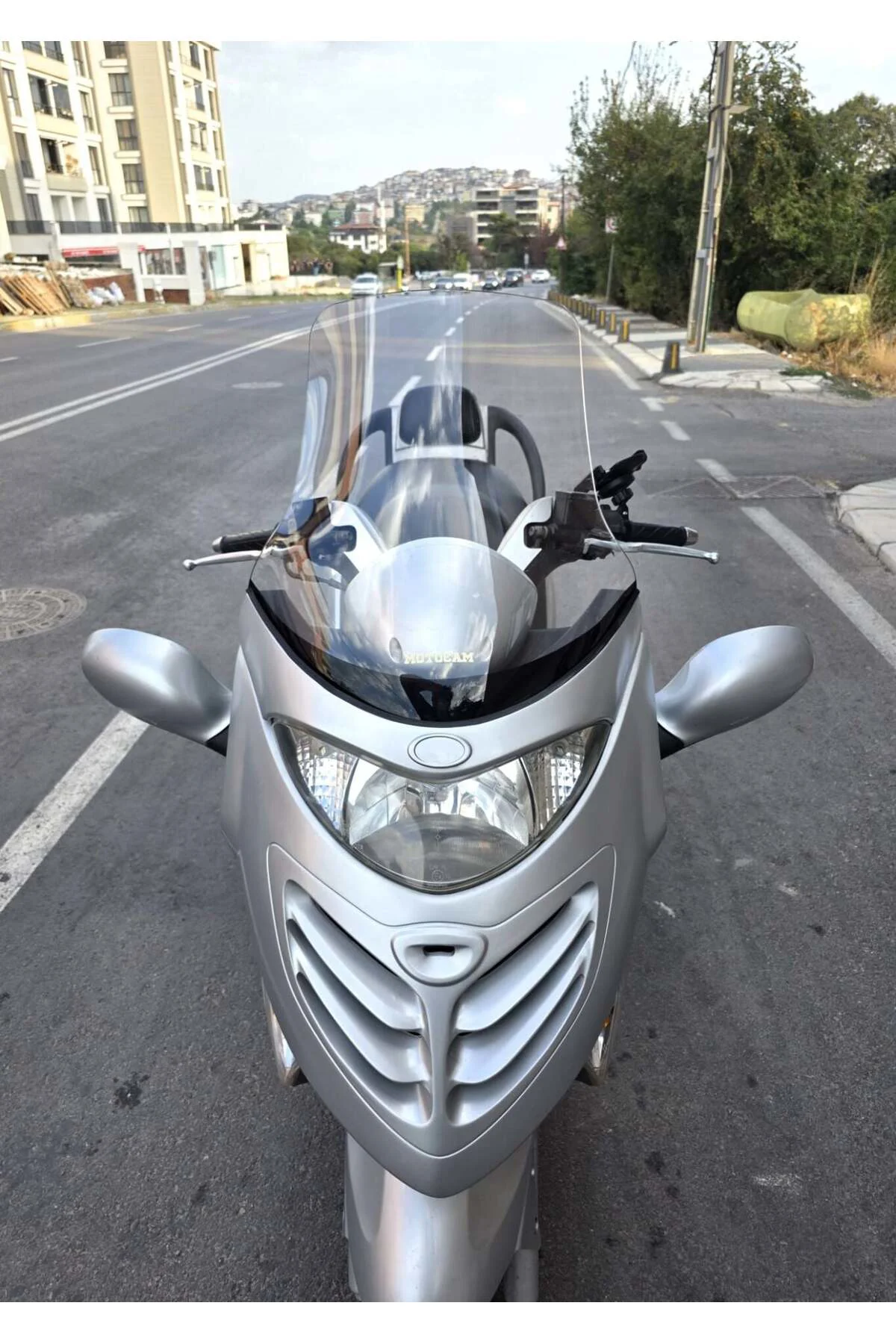 Kymco Grand Dink Ön Cam 2002-2013 Model 47cm Şeffaf Renkli 4mm