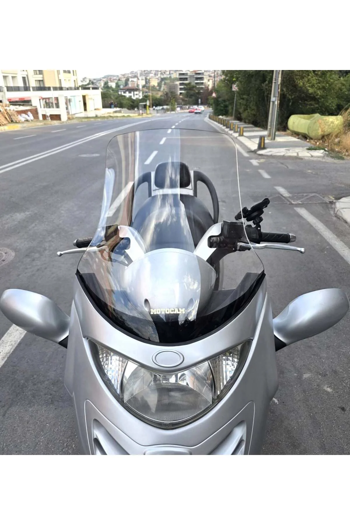 Kymco Grand Dink Ön Cam 2002-2013 Model 47cm Şeffaf Renkli 4mm