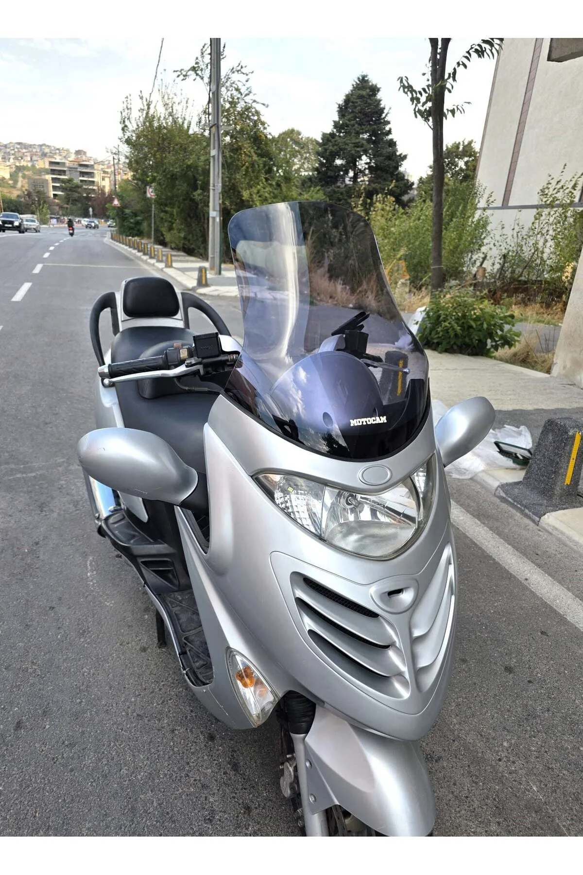 Kymco Grand Dink Ön Cam 2002-2013 Model 47cm Füme Renkli 4mm