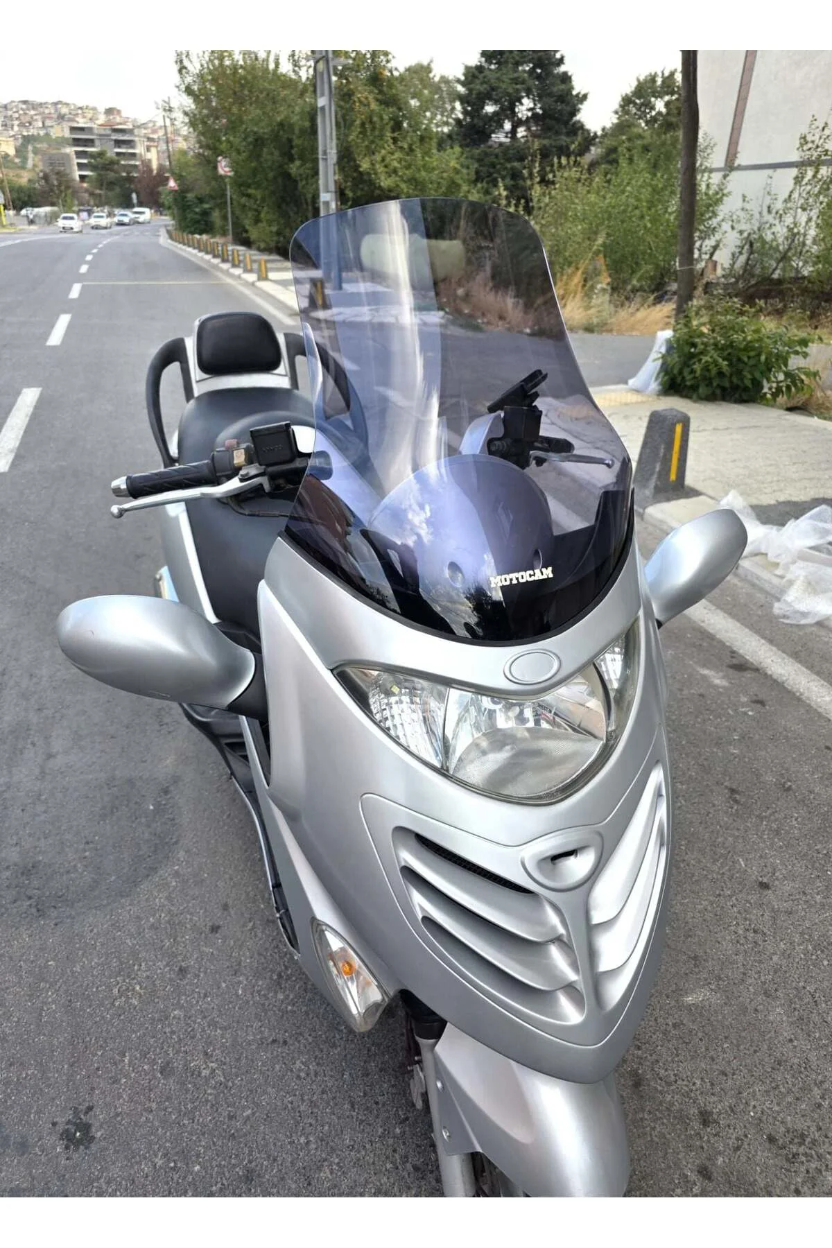 Kymco Grand Dink Ön Cam 2002-2013 Model 47cm Füme Renkli 4mm