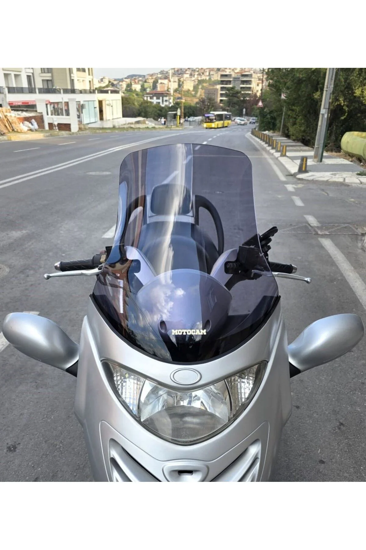 Kymco Grand Dink Ön Cam 2002-2013 Model 47cm Füme Renkli 4mm