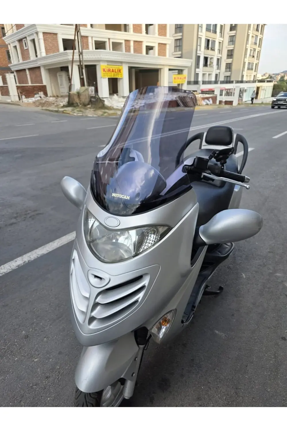 Kymco Grand Dink Ön Cam 2002-2013 Model 47cm Füme Renkli 4mm