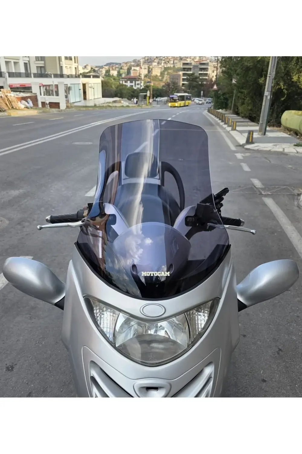 Kymco Grand Dink Ön Cam 2002-2013 Model 47cm Füme Renkli 4mm