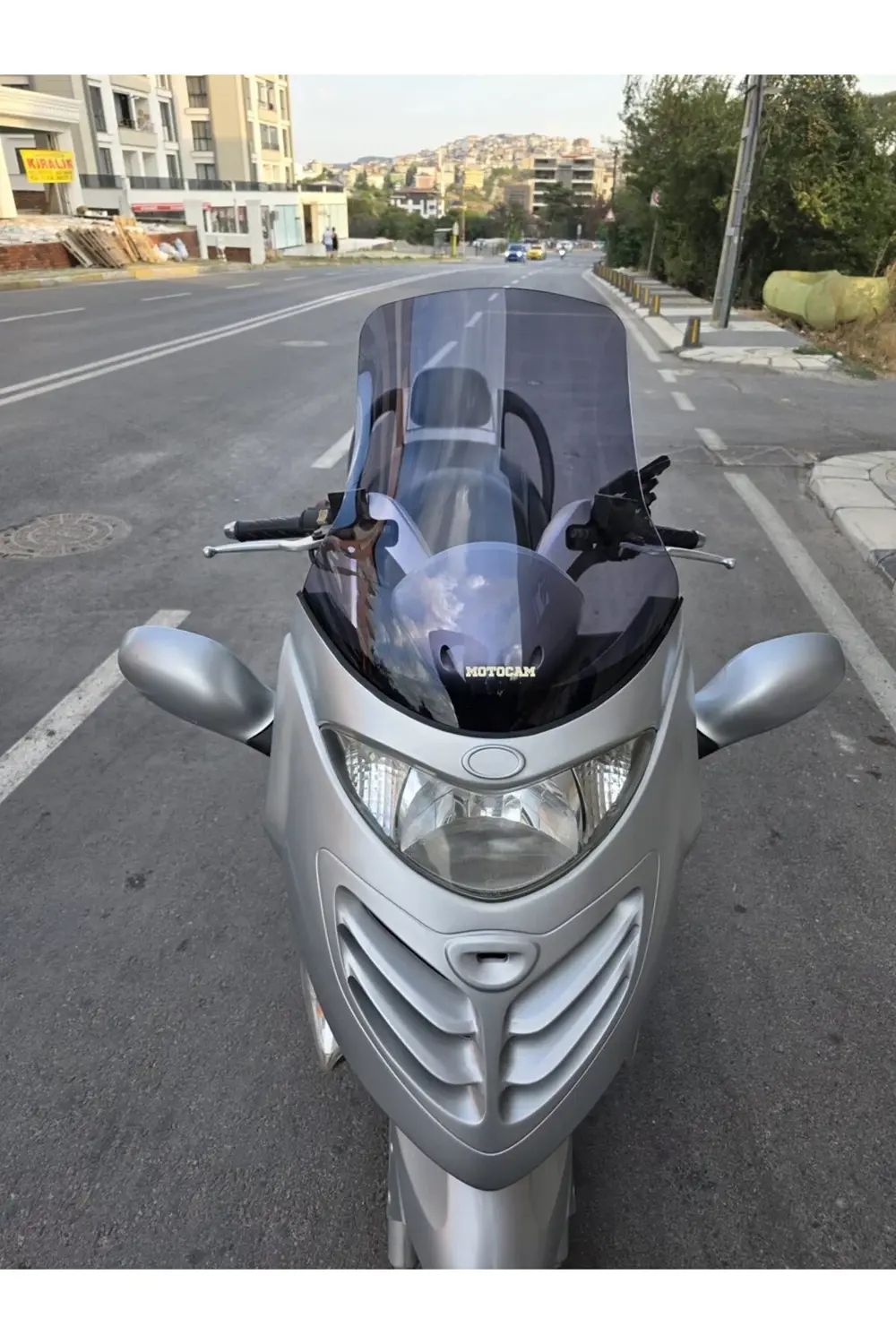 Kymco Grand Dink Ön Cam 2002-2013 Model 47cm Füme Renkli 4mm