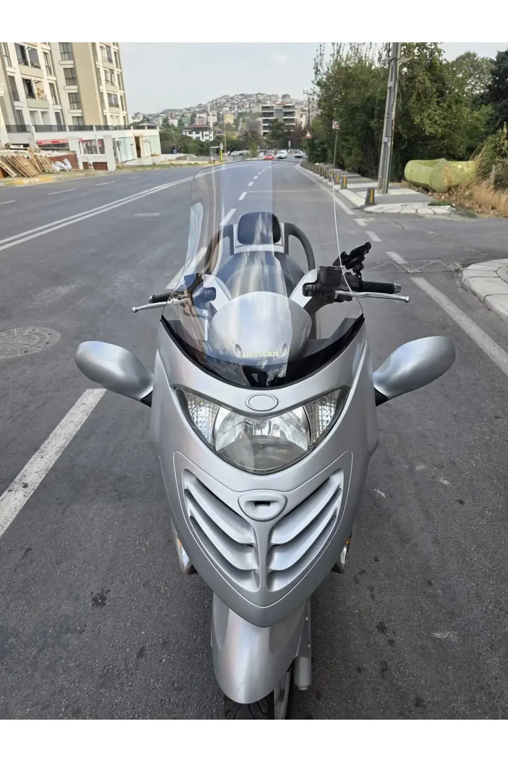Kymco Grand Dink Siperlik Ön Cam 2002-2008 Model 46cm Şeffaf Renk