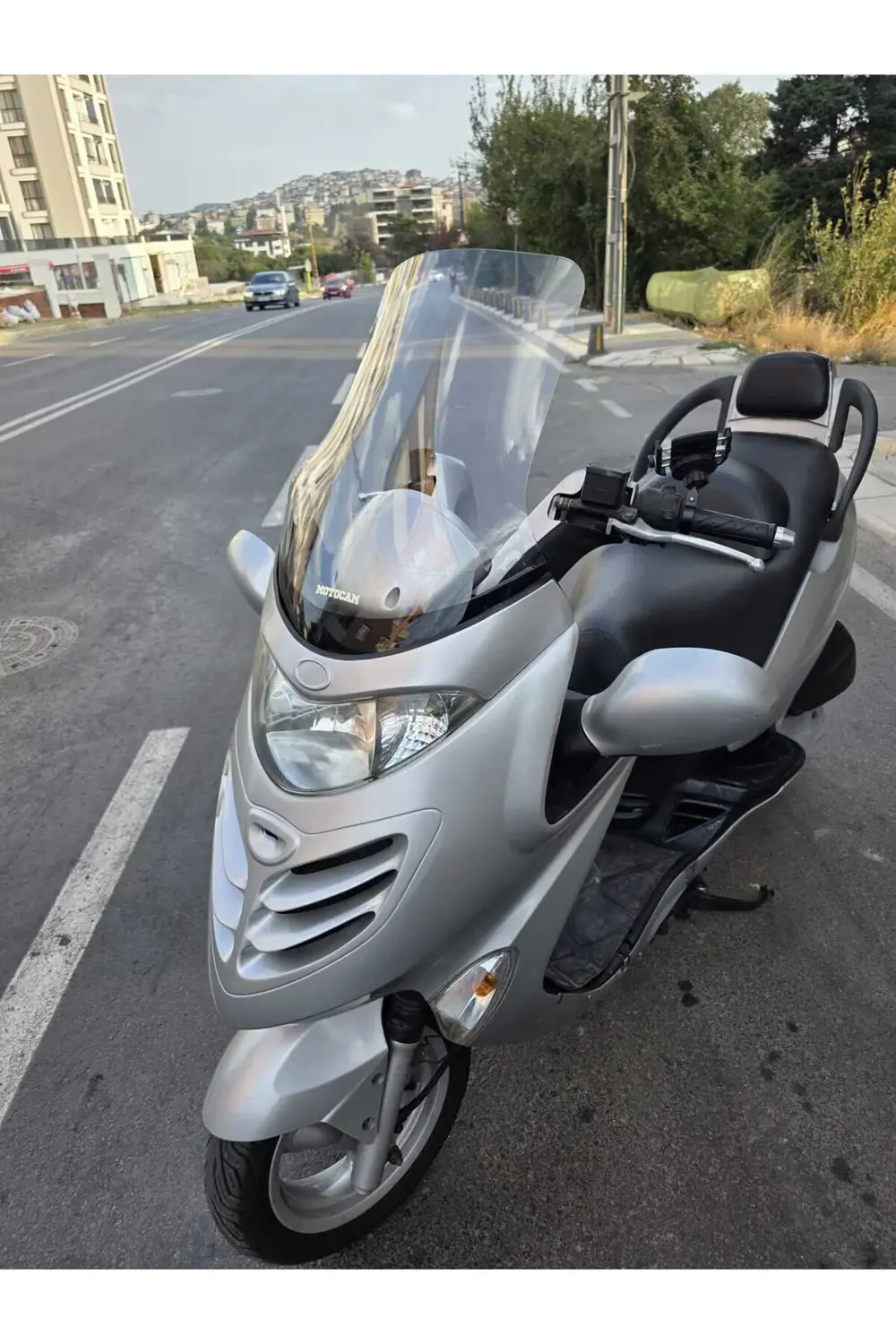 Kymco Grand Dink Siperlik Ön Cam 2002-2008 Model 46cm Şeffaf Renk