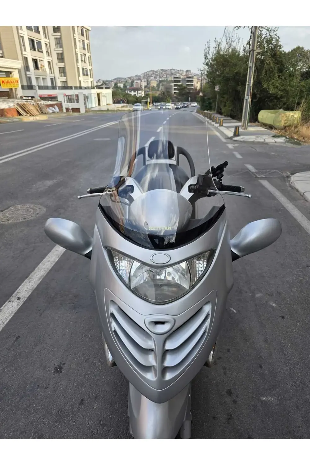 Kymco Grand Dink Siperlik Ön Cam 2002-2008 Model 46cm Şeffaf Renk