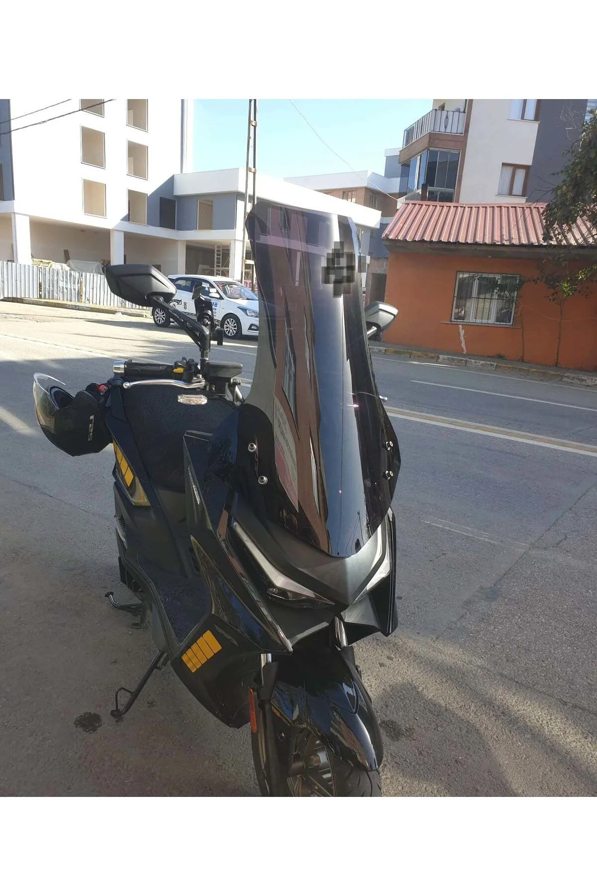 Kymco Krv 200 Ön Cam 2022-2026 Model 75cm Siyah Renkli 4mm UZUN