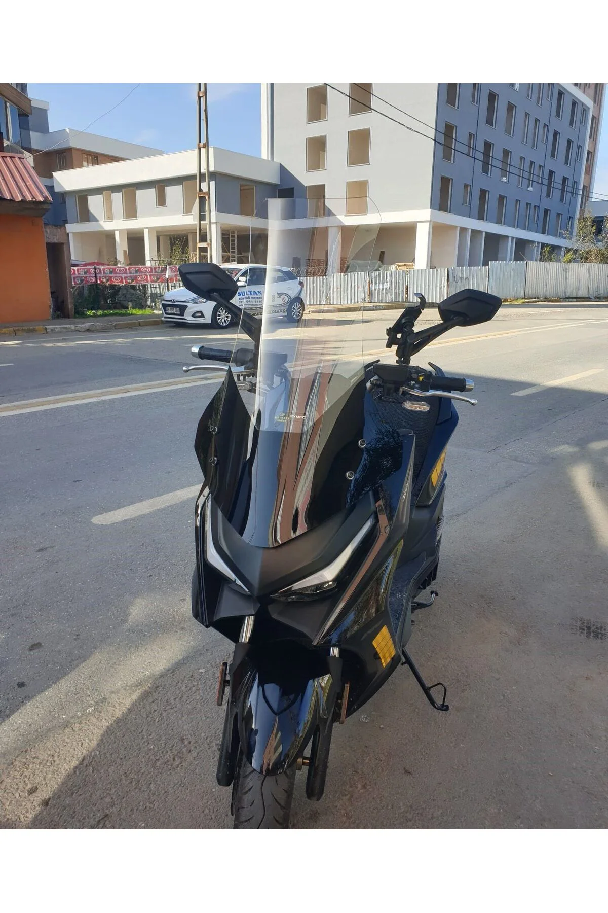 Kymco Krv 200 Ön Cam 2022-2026 Model 75cm Şeffaf Renkli 4mm UZUN
