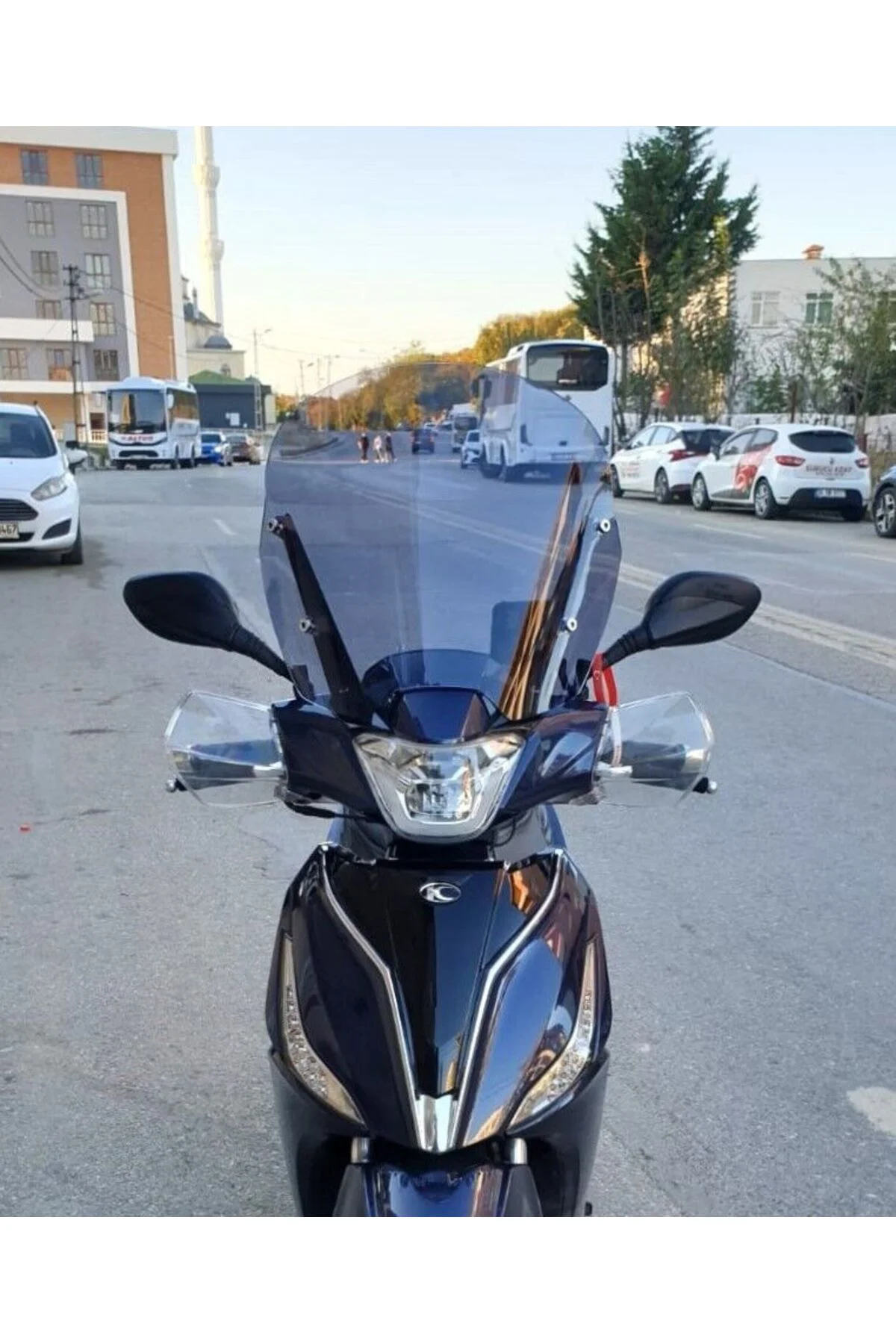 Kymco People S 200 Ön Cam 2020-2026 Model 38cm Füme Renkli 4mm SP