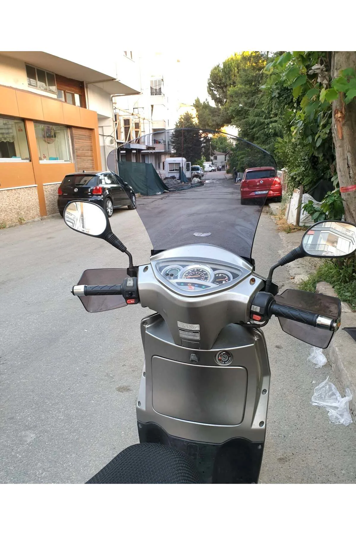 Kymco People S 200 Ön Cam 2011 Model 48cm Füme Renkli 4mm UZUN