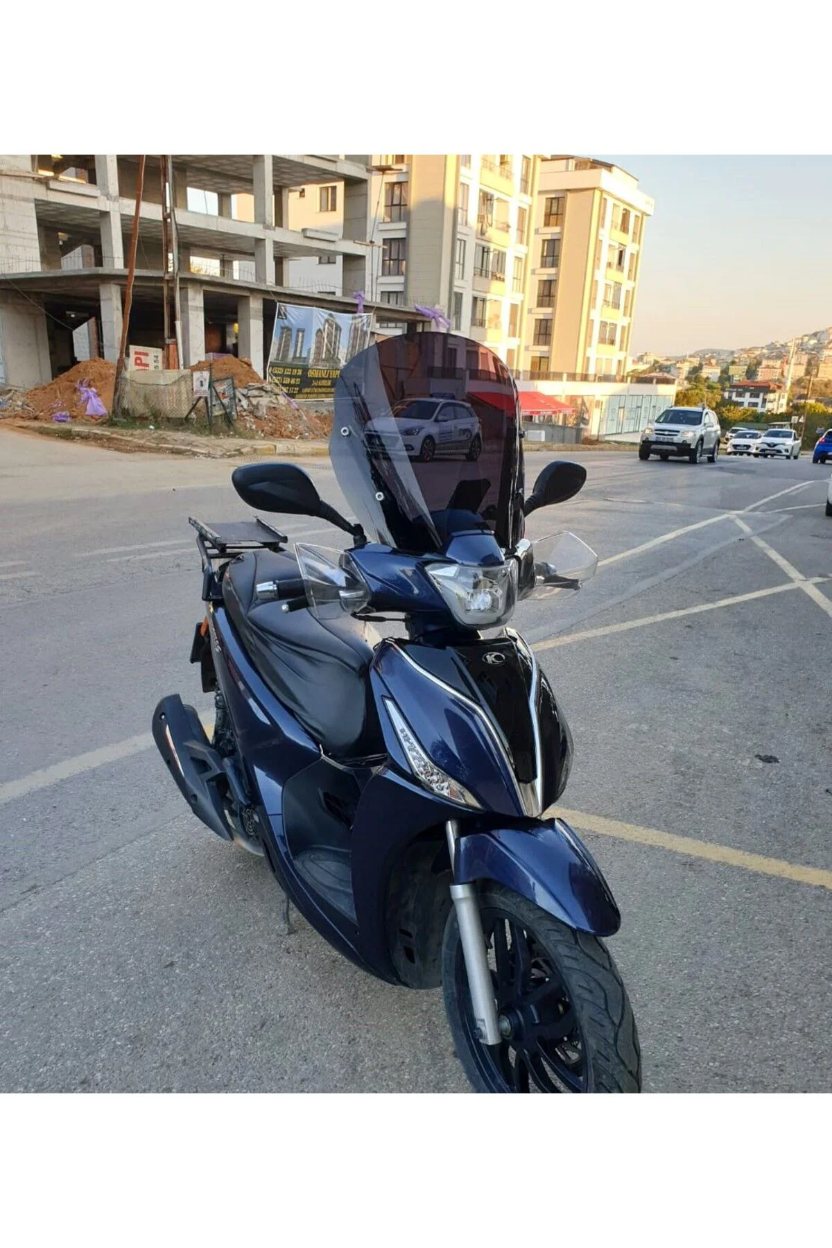 Kymco People S 200 Ön Cam 2020-2026 Model 38cm Siyah Renkli 4mm S