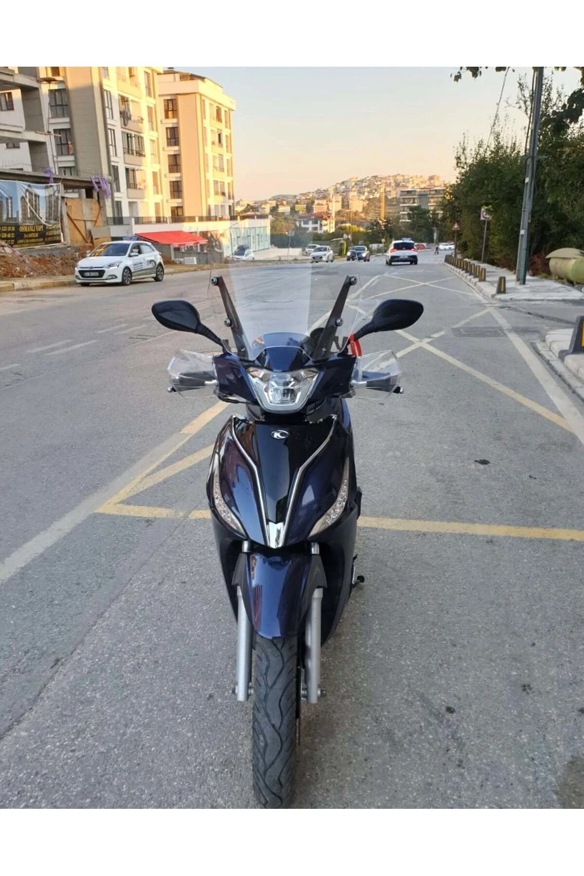 Kymco People S 200 Ön Cam 2020-2026 Model 38cm Şeffaf Renkli 4mm 
