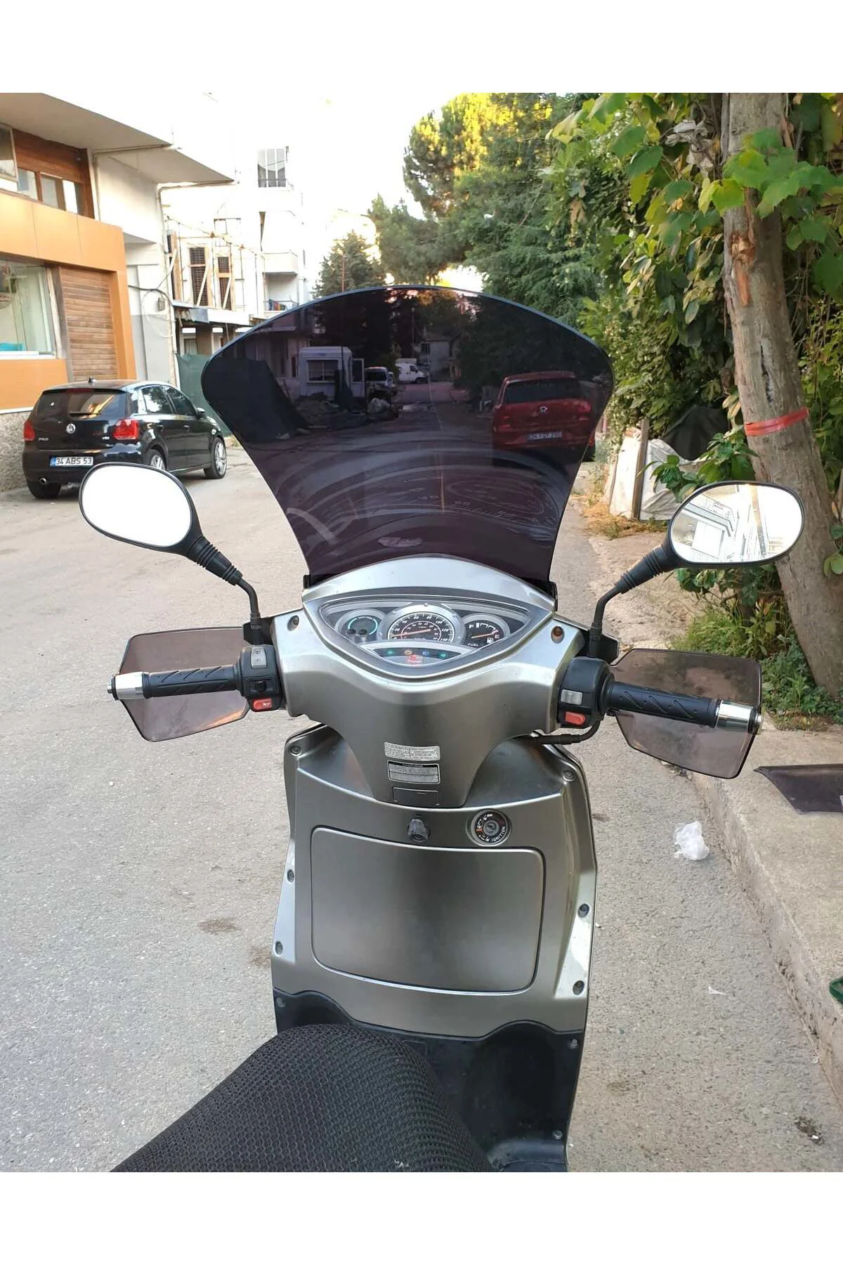 Kymco People S 200 Ön Cam 2011 Model 48cm Siyah Renkli 4mm UZUN