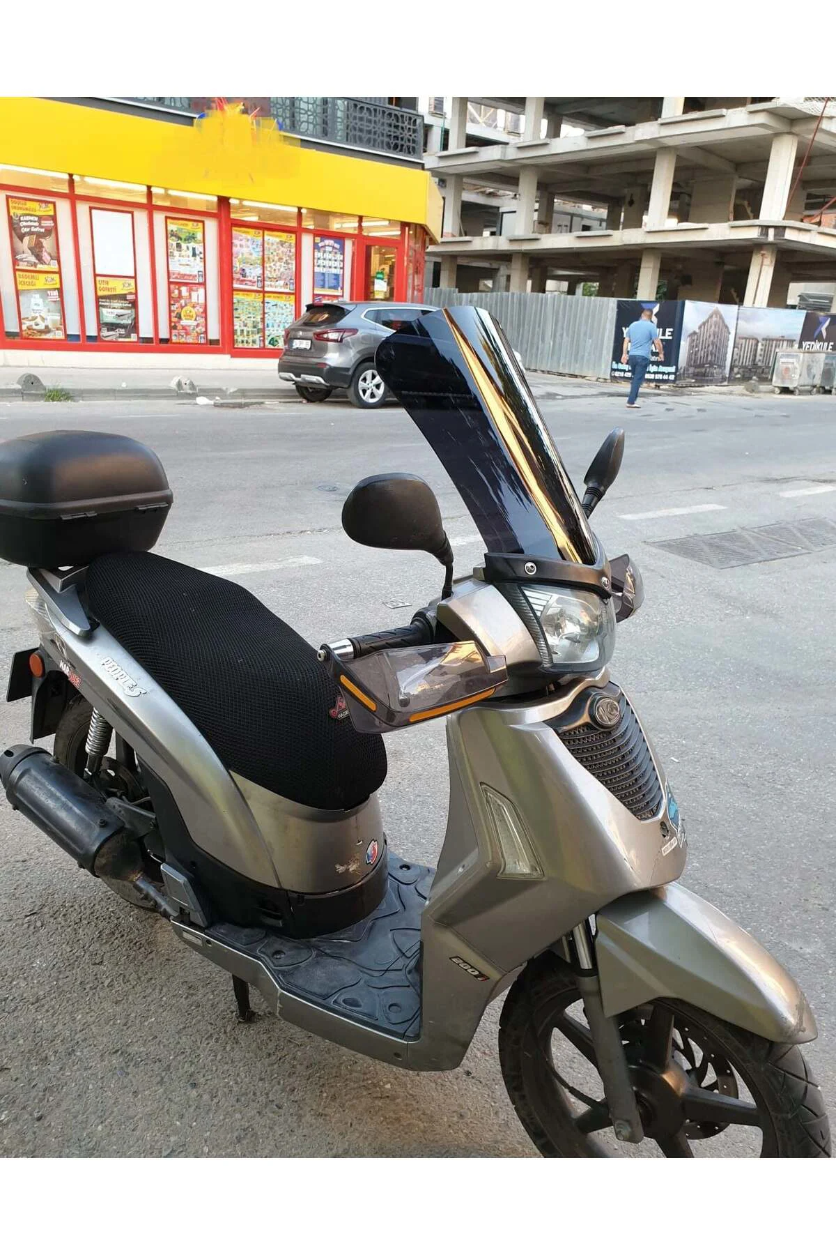 Kymco People S 200 Ön Cam 2011 Model 48cm Siyah Renkli 4mm UZUN