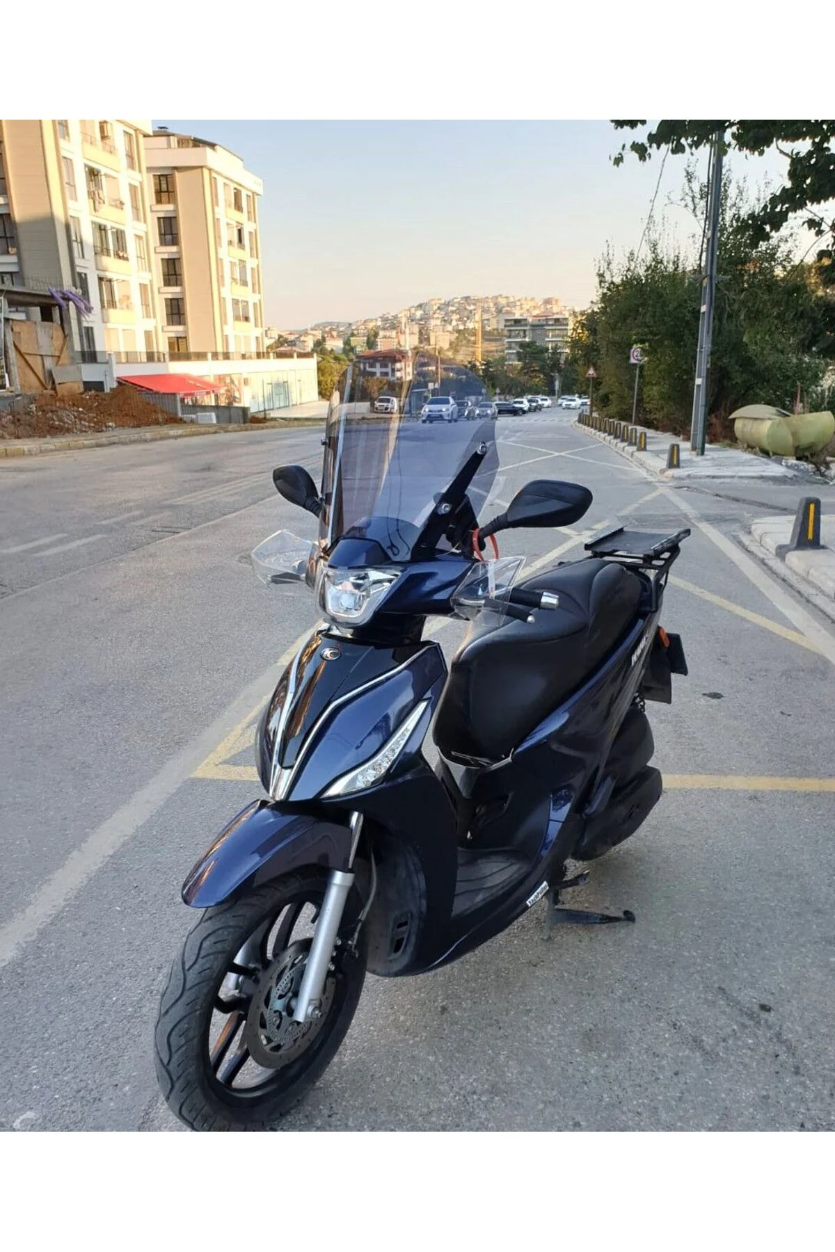 Kymco People S 200 Ön Cam 2020-2026 Model 38cm Füme Renkli 4mm SP