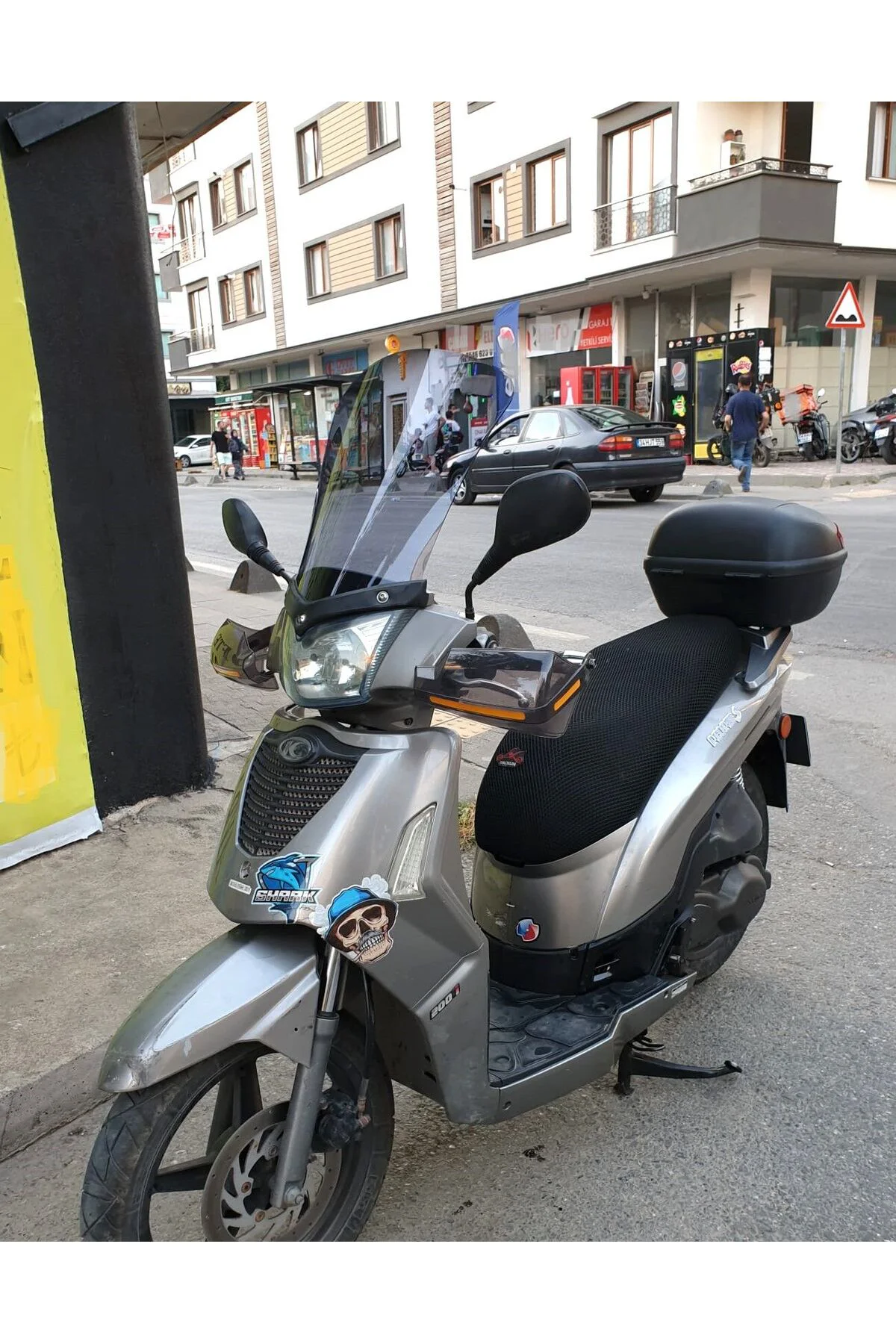 Kymco People S 200 Ön Cam 2011 Model 48cm Füme Renkli 4mm UZUN