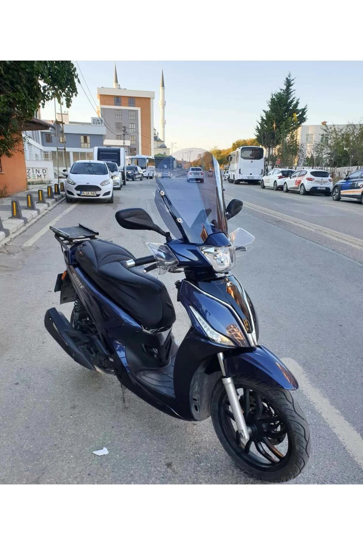 Kymco People S 200 Ön Cam 2020-2026 Model 38cm Füme Renkli 4mm SP