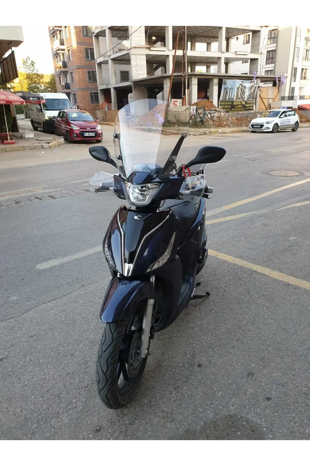 Kymco People S 200 Ön Cam 2021 2024 Model 38cm Şeffaf Renkli 4mm