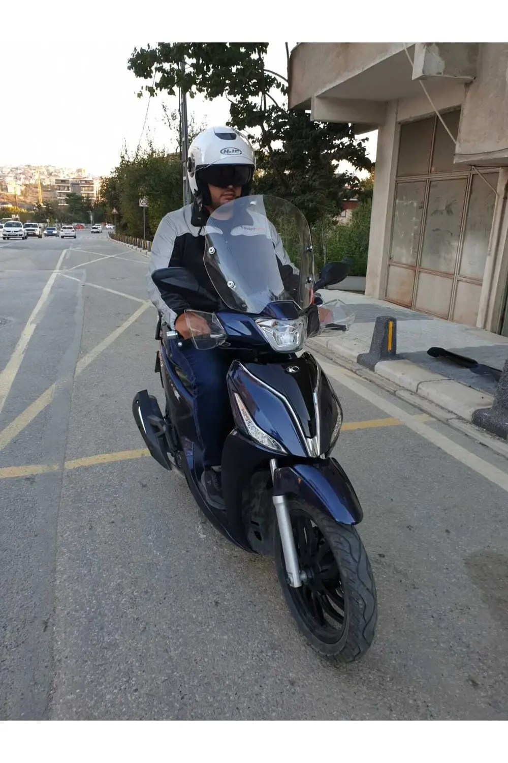 Kymco People S 200 Ön Cam 2021 2024 Model 38cm Şeffaf Renkli 4mm