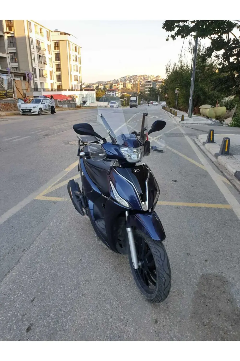 Kymco People S 200 Ön Cam 2021 2024 Model 38cm Şeffaf Renkli 4mm