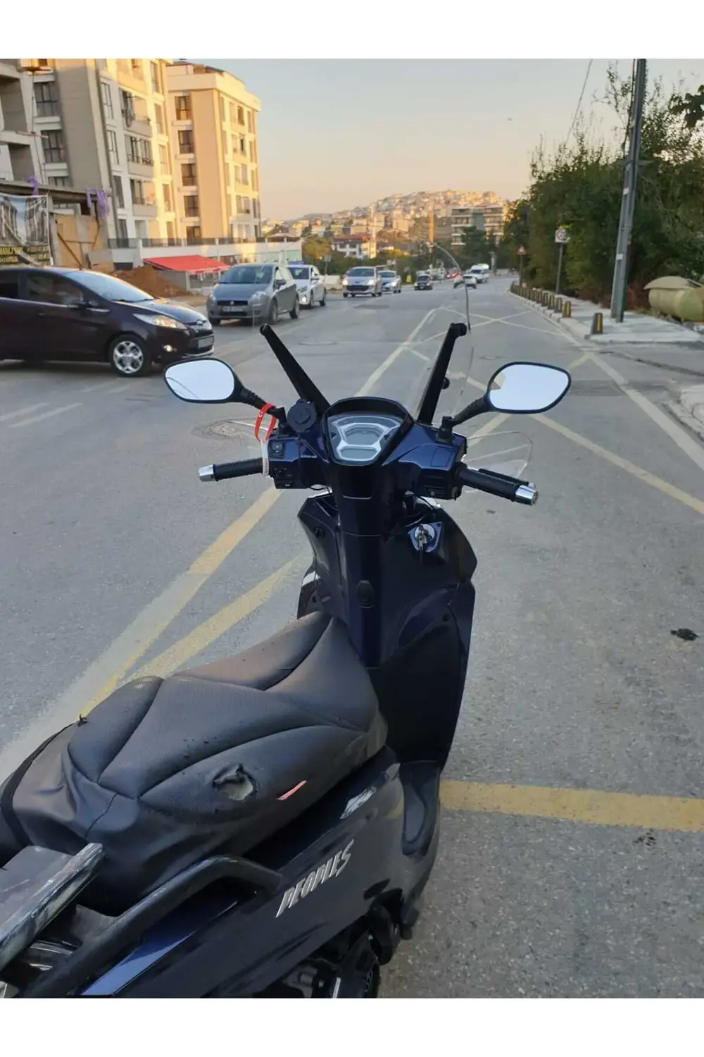 Kymco People S 200 Ön Cam 2021 2024 Model 38cm Şeffaf Renkli 4mm
