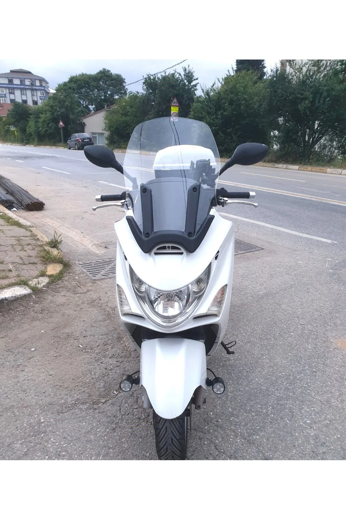 Kymco Xciting 250 İ Ön Cam 2008-2012 Model 62cm Şeffaf Renkli 4mm
