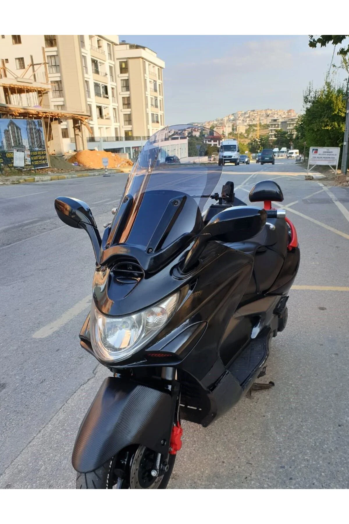 Kymco Xciting 250 İ Ön Cam 2008-2012 Model 62cm Füme Renkli 4mm