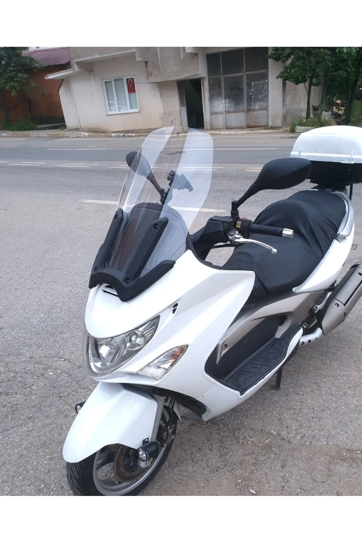 Kymco Xciting 250 İ Ön Cam 2008-2012 Model 62cm Şeffaf Renkli 4mm