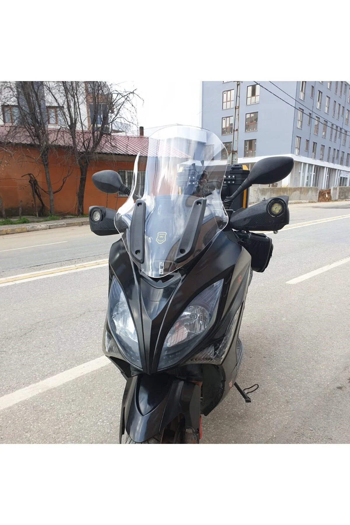 Kymco Xciting 250 R Ön Cam 2010-2011 Model 72cm Şeffaf Renkli 4mm