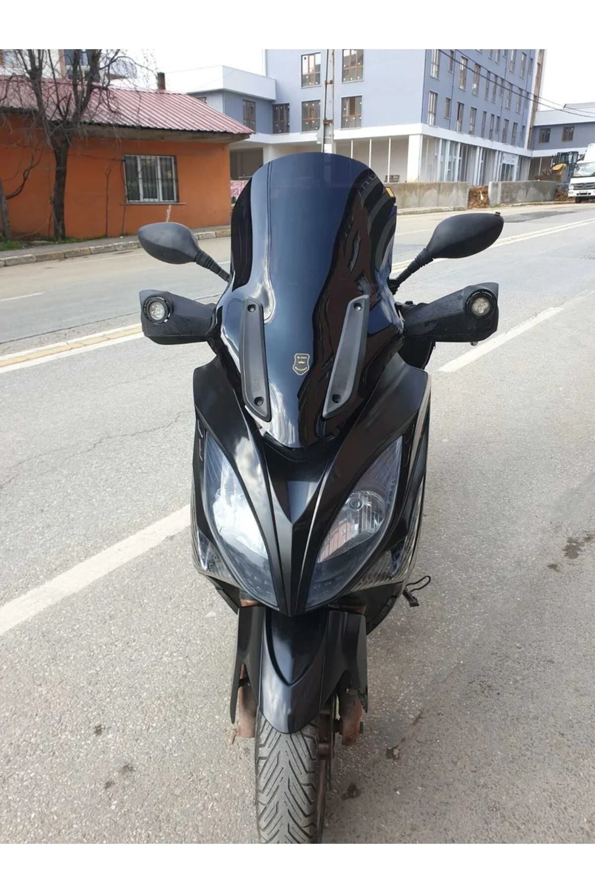 Kymco Xciting 250 R Ön Cam 2010-2011 Model 72cm Siyah Renkli 4mm UZUN