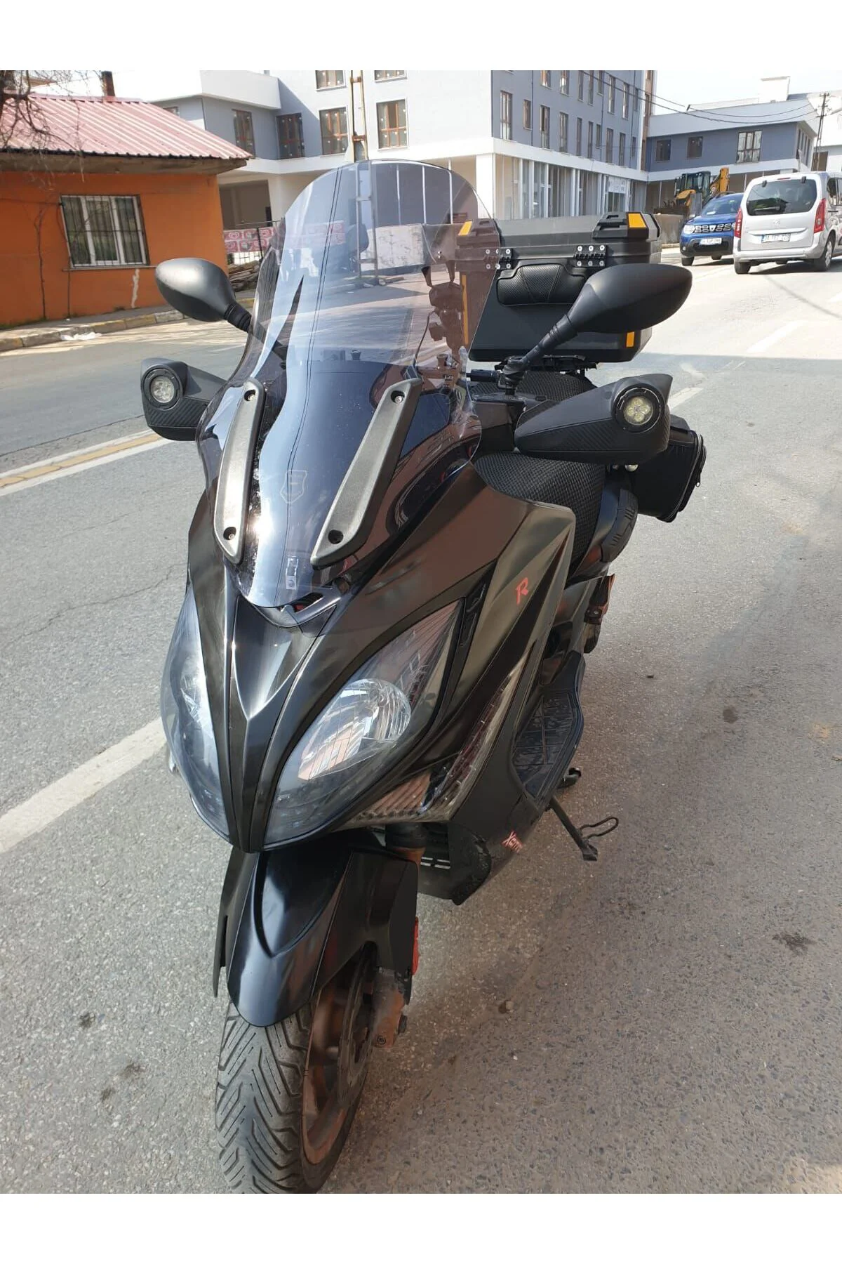 Kymco Xciting 400 İ Ön Cam 2008-2017 Model 72cm Füme Renkli 4mm U