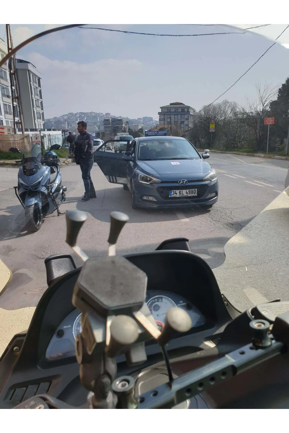 Kymco Xciting 400 İ Ön Cam 2008-2017 Model 72cm Füme Renkli 4mm U