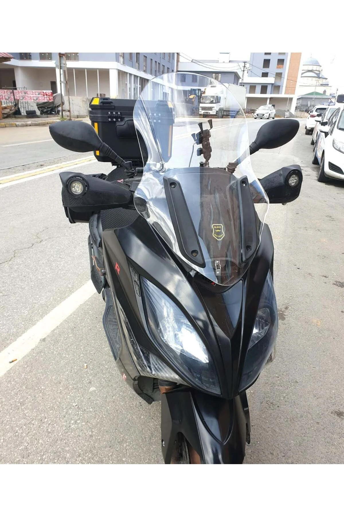 Kymco Xciting 400 İ Ön Cam 2008-2017 Model 72cm Şeffaf Renkli 4mm