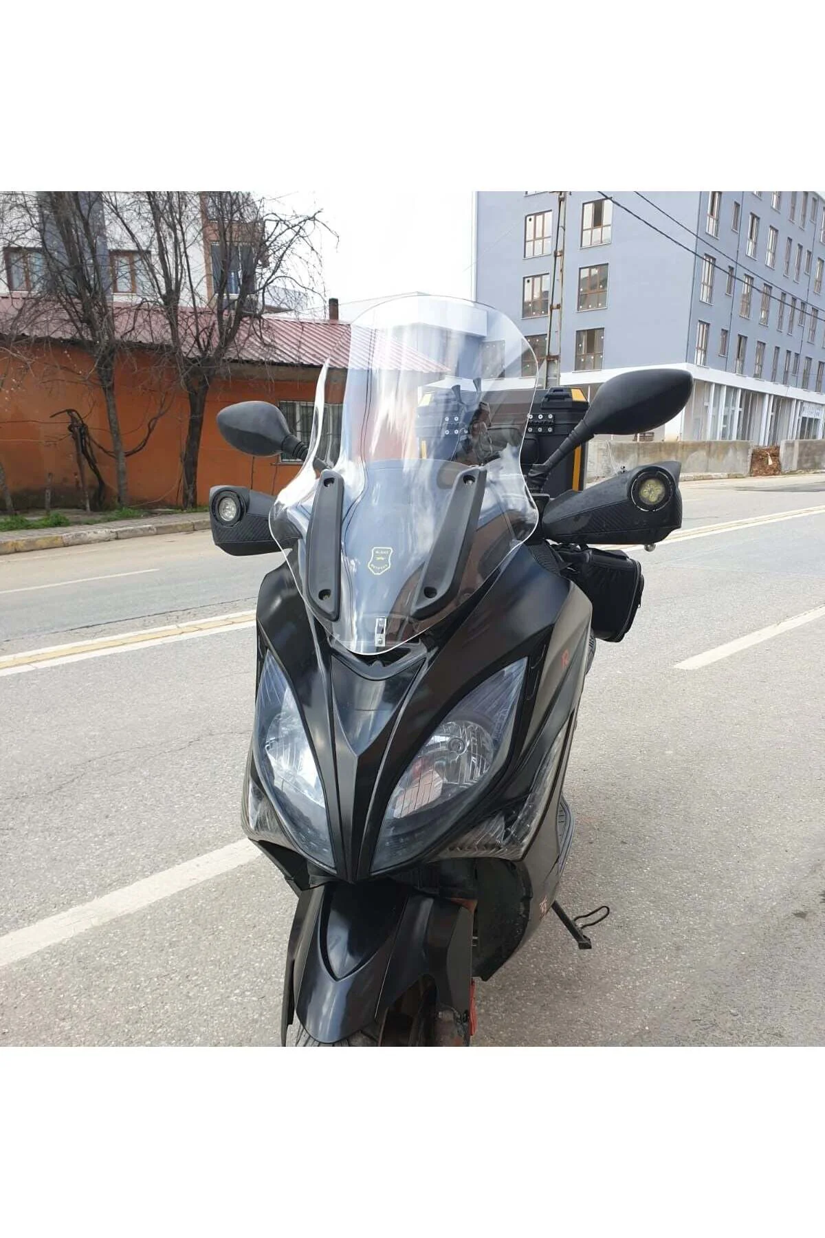 Kymco Xciting 400 İ Ön Cam 2008-2017 Model 72cm Şeffaf Renkli 4mm