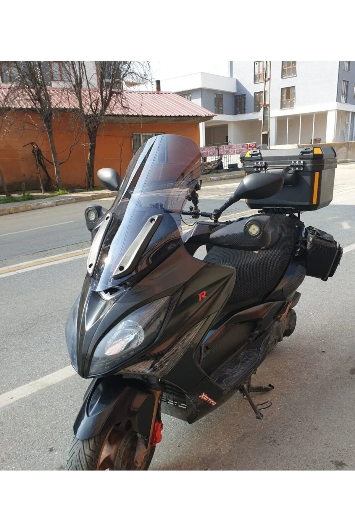 Kymco Xciting 400 İ Ön Cam 2008-2017 Model 72cm Füme Renkli 4mm U