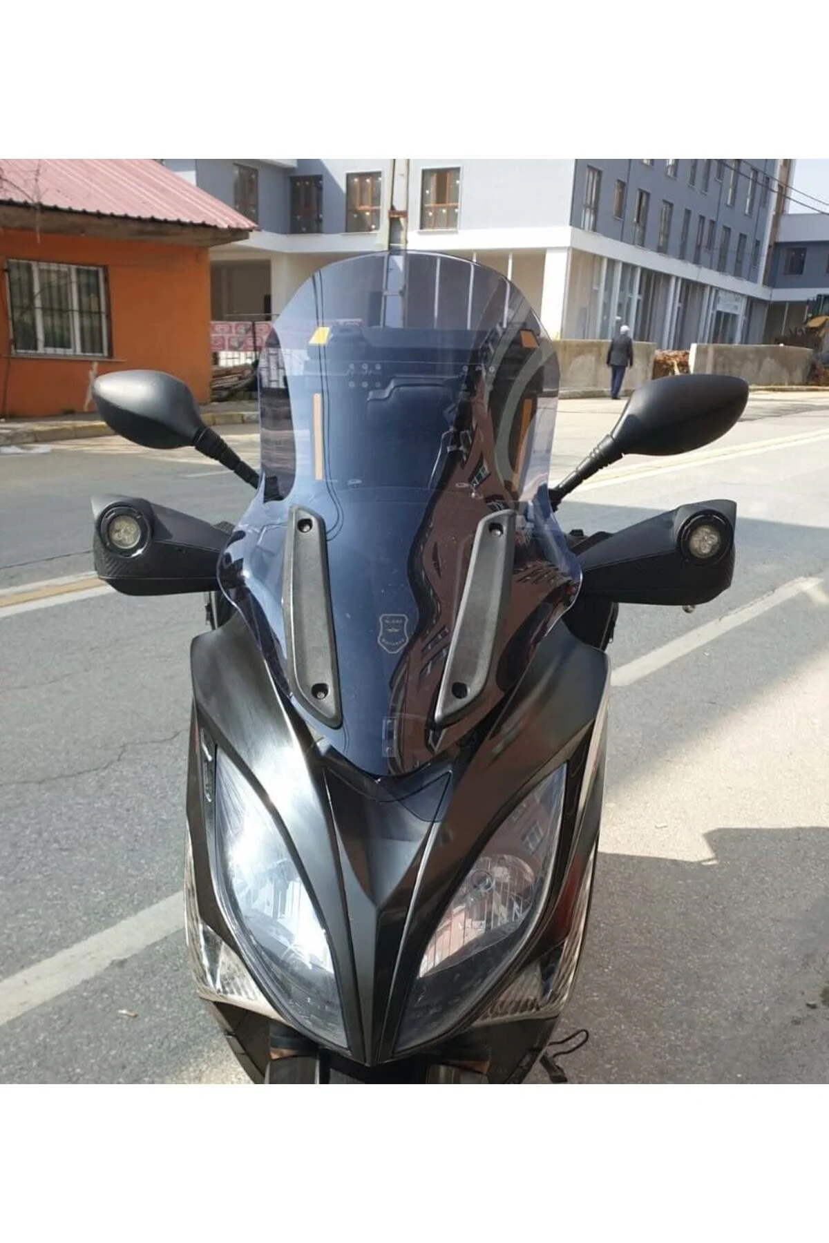 Kymco Xciting 400 İ Ön Cam 2008-2017 Model 72cm Füme Renkli 4mm U
