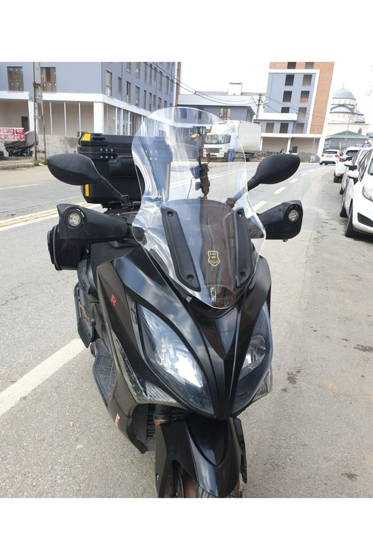 Kymco Xciting 400 İ Ön Cam 2008-2017 Model 72cm Şeffaf Renkli 4mm