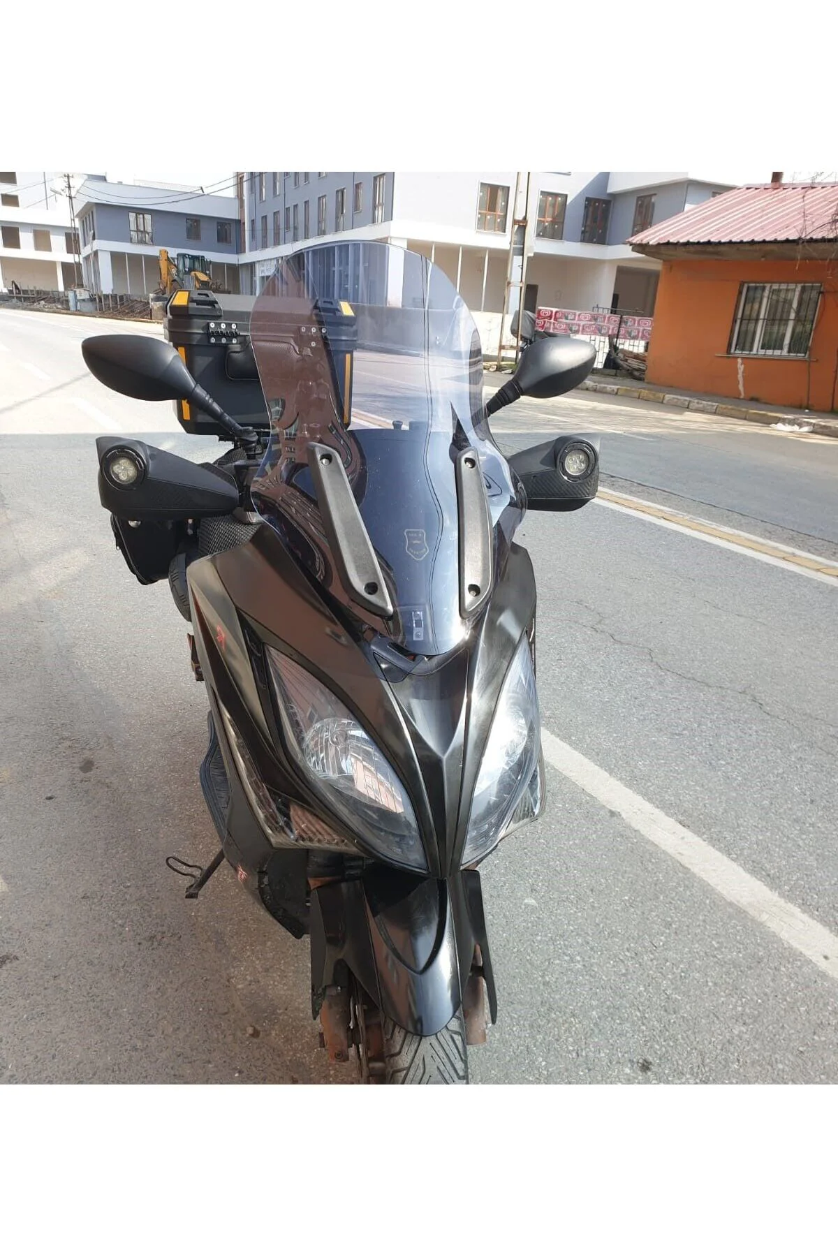 Kymco Xciting 400 İ Ön Cam 2008-2017 Model 72cm Füme Renkli 4mm U