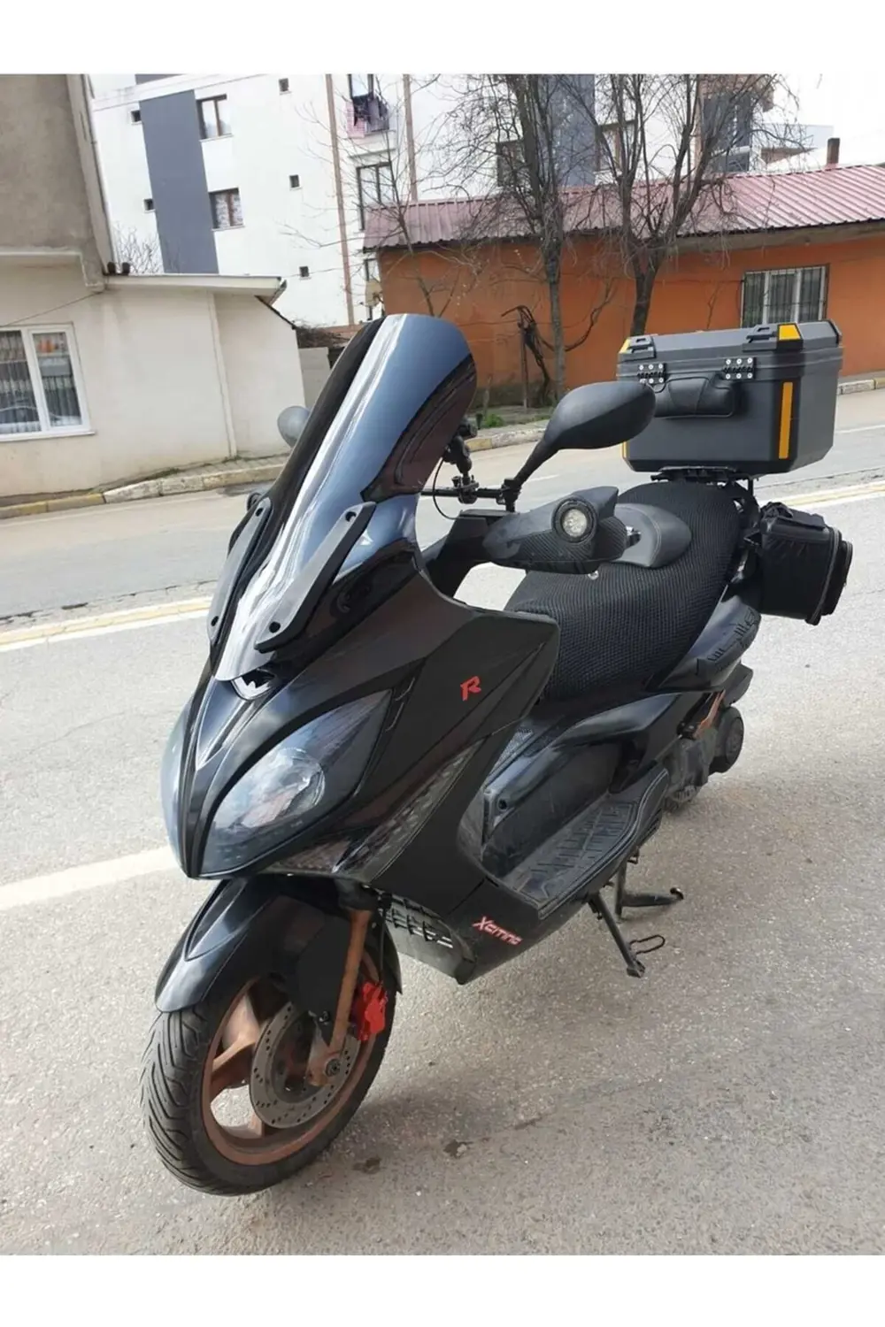 Kymco Xciting 400 İ Ön Cam 2008-2017 Model 72cm Siyah Renkli 4mm