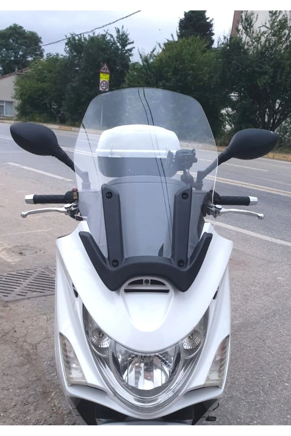 Kymco Xciting 500 İ Ön Cam 2008-2012 Model 62cm Şeffaf Renkli 4mm
