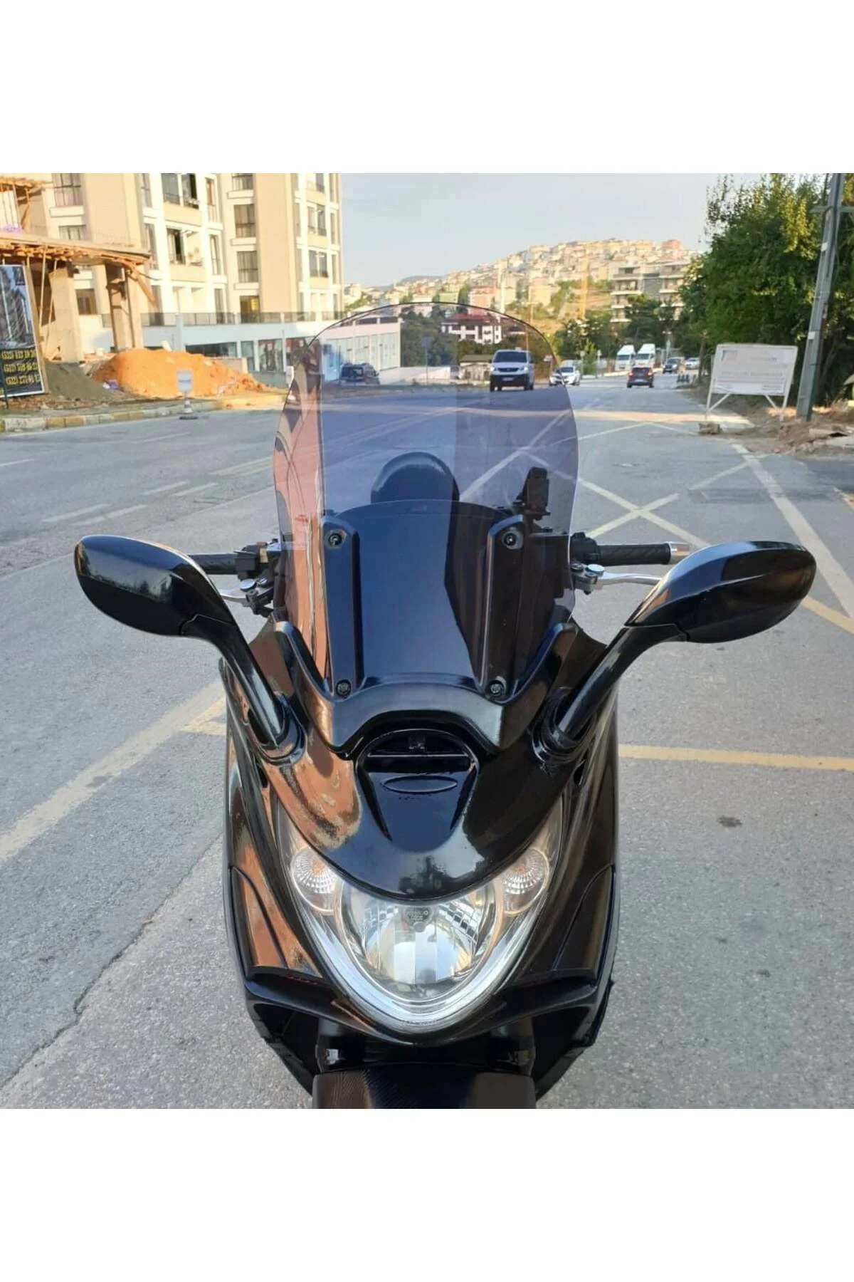 Kymco Xciting 500 İ Ön Cam 2008-2012 Model 62cm Füme Renkli 4mm