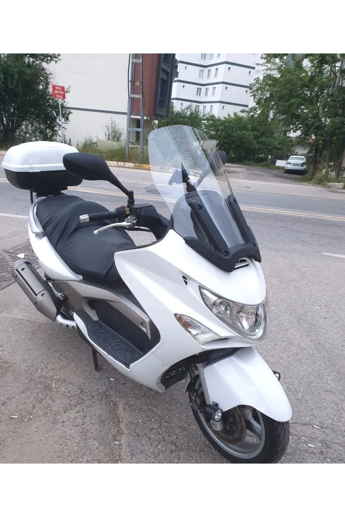 Kymco Xciting 500 İ Ön Cam 2008-2012 Model 62cm Şeffaf Renkli 4mm