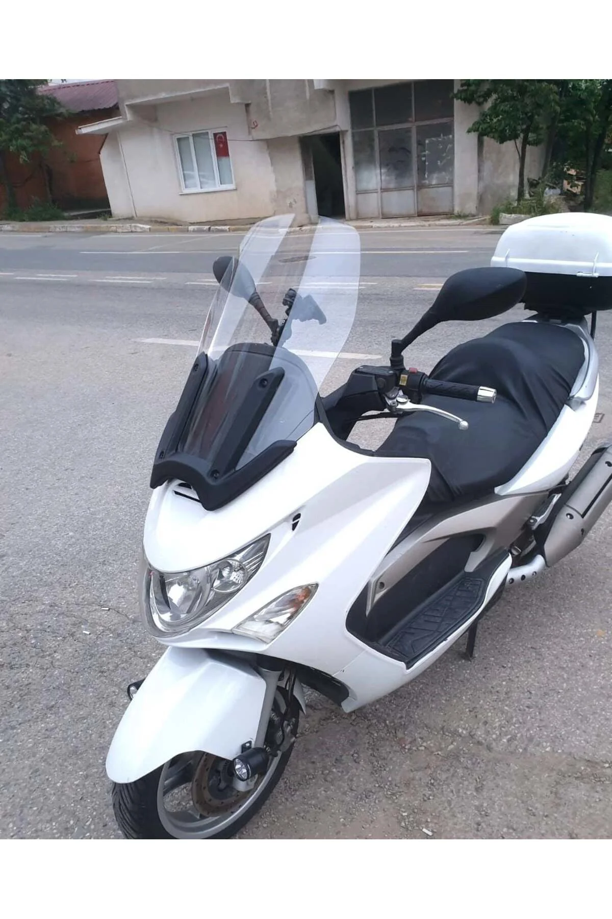 Kymco Xciting 500 İ Ön Cam 2008-2012 Model 62cm Şeffaf Renkli 4mm