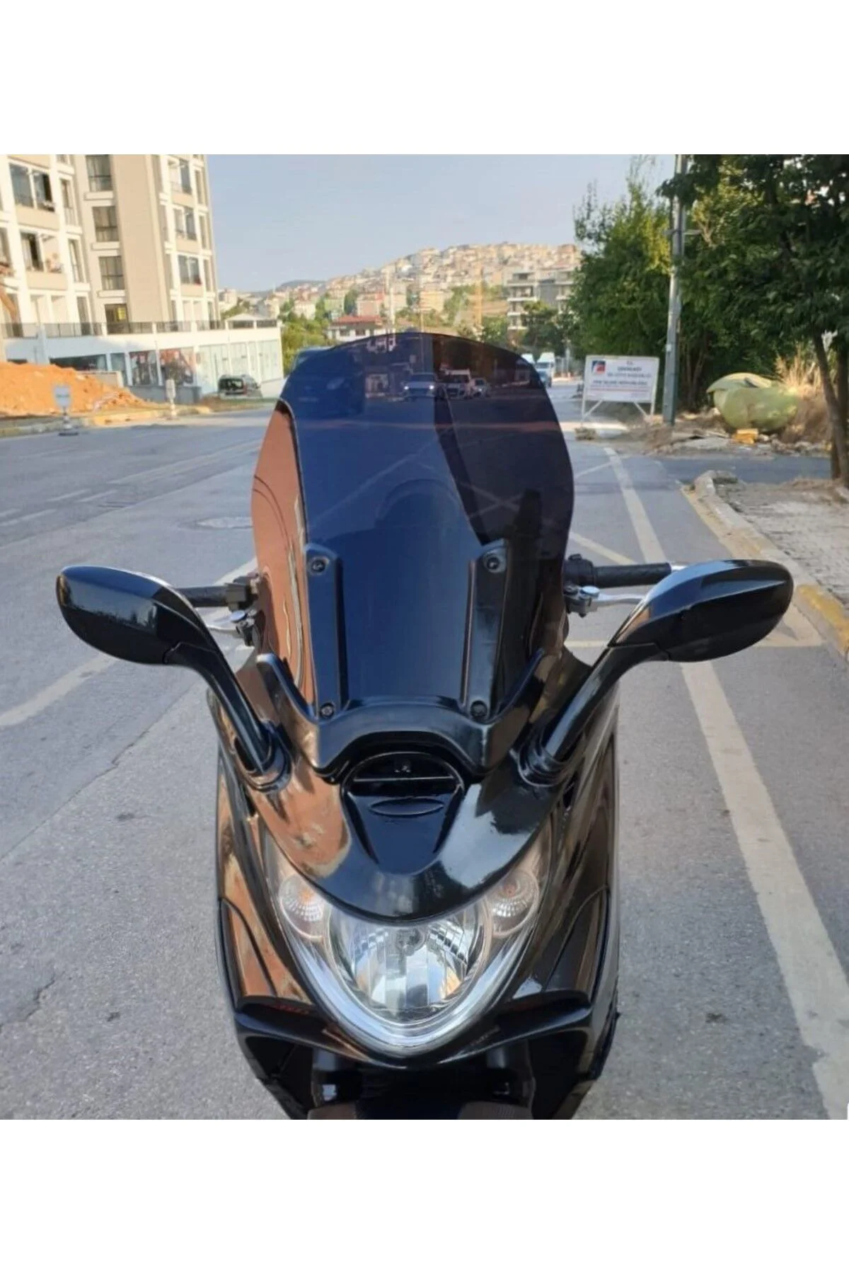 Kymco Xciting 500 İ Ön Cam 2008-2012 Model 62cm Siyah Renkli 4mm