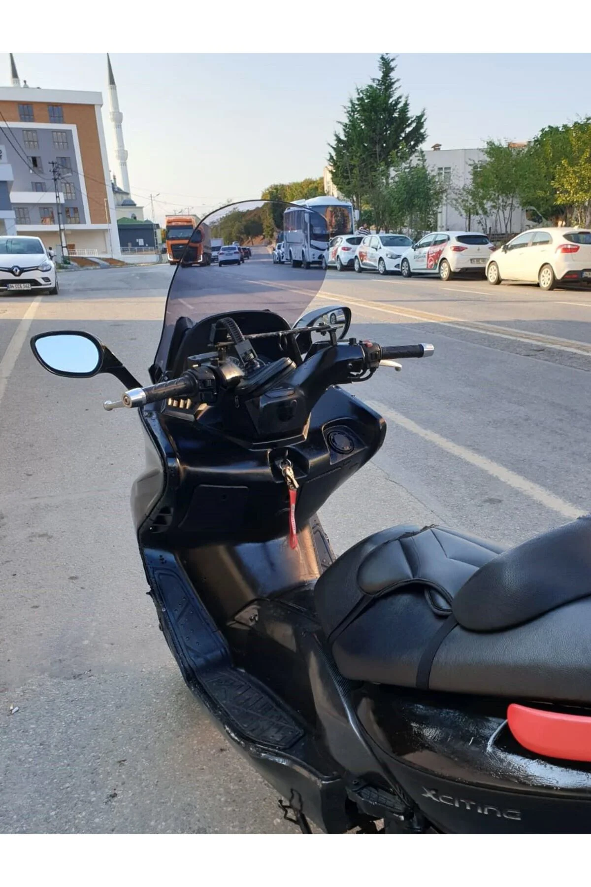 Kymco Xciting 500 İ Ön Cam 2008-2012 Model 62cm Füme Renkli 4mm