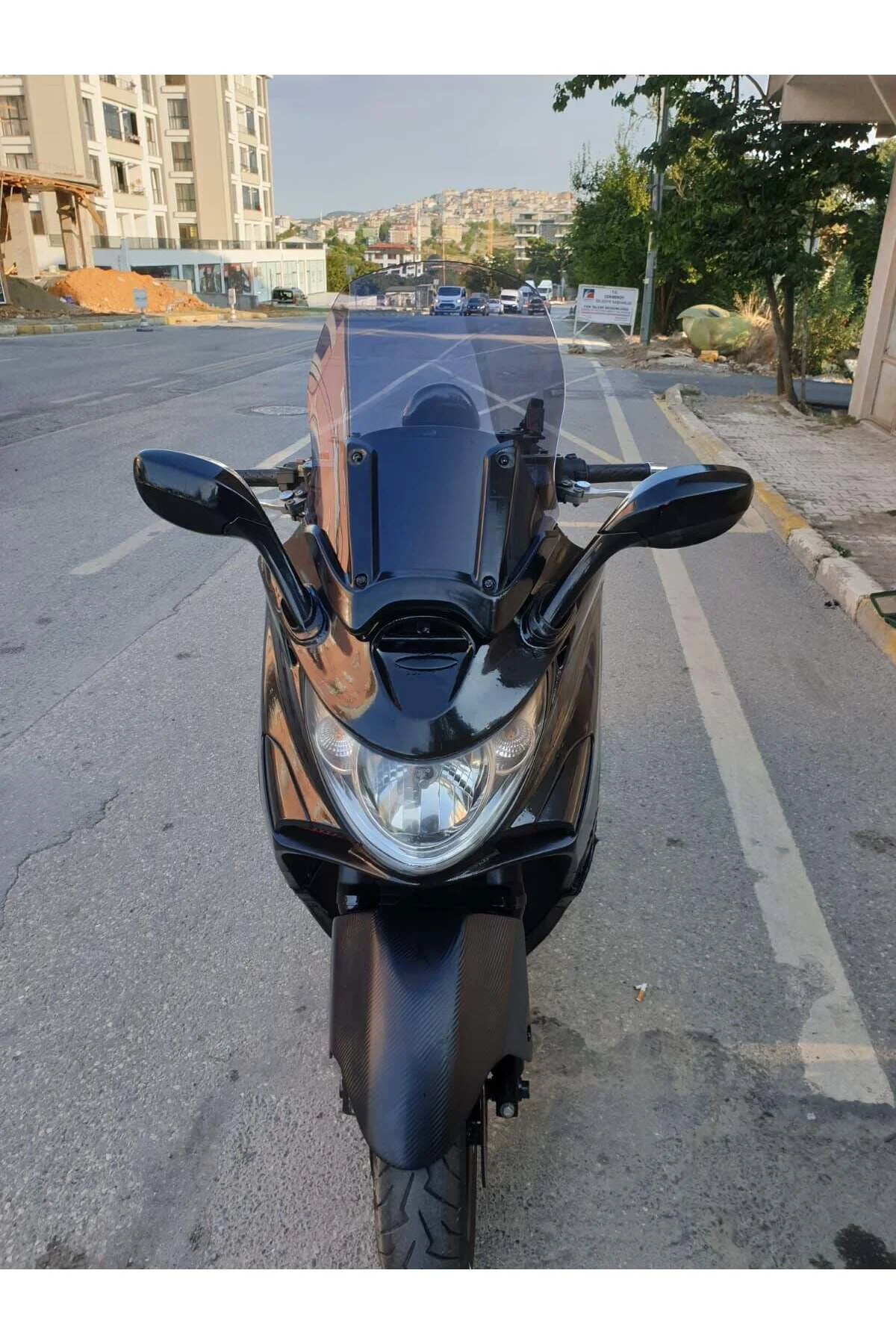 Kymco Xciting 500 İ Ön Cam 2008-2012 Model 62cm Füme Renkli 4mm