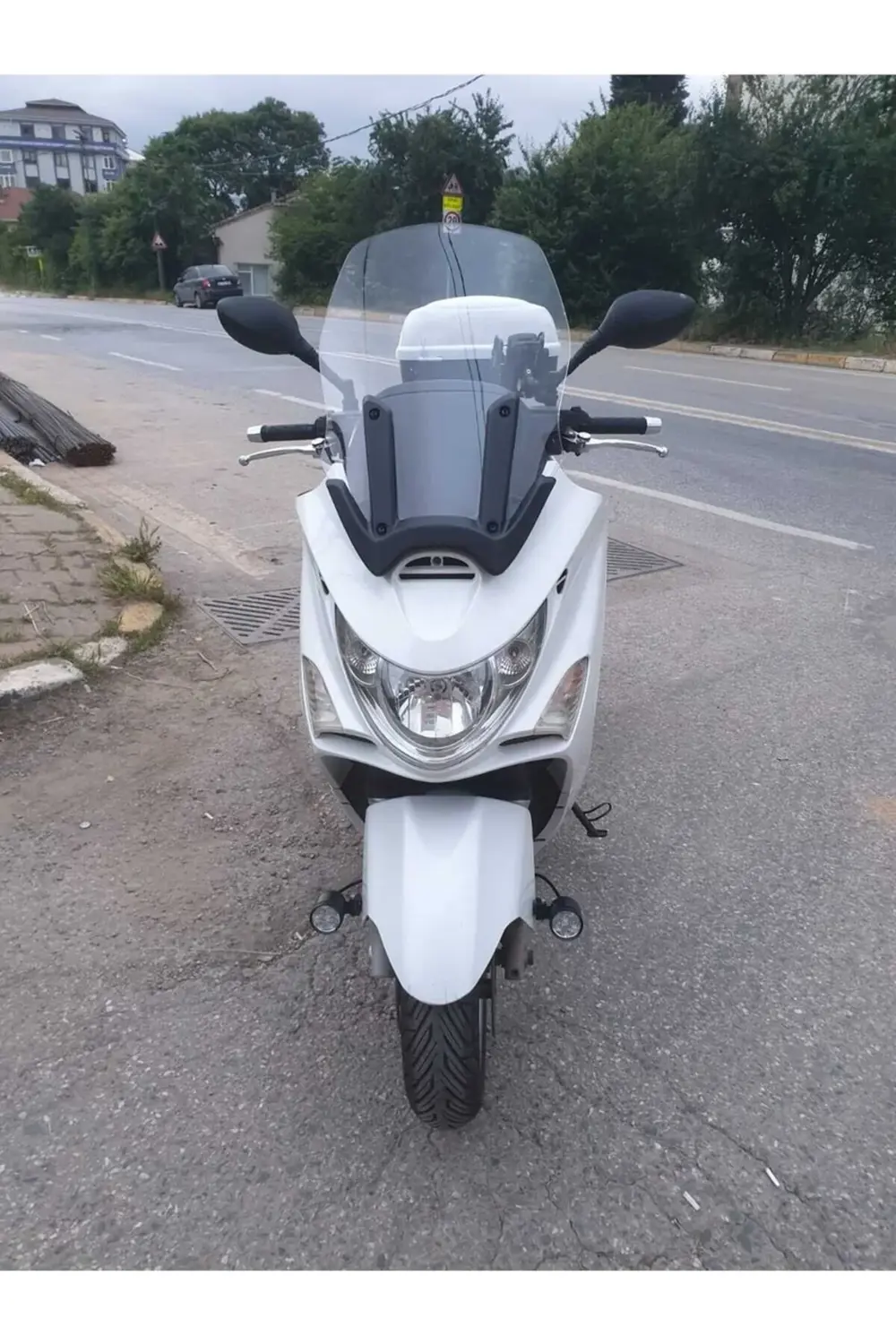 Kymco Xciting 500 İ Ön Cam 2008-2012 Model 62cm Şeffaf Renkli 4mm